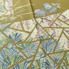 色留袖 良品 落款入り 縮緬 一つ紋付き 正絹 木の葉・植物柄 袷仕立て 身丈165.5cm 裄丈67.5cm リサイクル着物 着物 共八掛 結婚式 黄・黄土色_画像10
