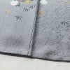 付け下げ 美品 しつけ糸付き 正絹 風景柄 袷仕立て 身丈159cm 裄丈65cm リサイクル着物 着物 入学式 卒業式 七五三 お宮参り くすみブルー フォーマル 青・紺_画像12