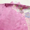 訪問着 美品 しつけ糸付き 絞り 総絞り 正絹 花柄 袷仕立て 身丈167.5cm 裄丈68.5cm リサイクル着物 着物 箔 入学式 結婚式 パーティー フォーマル 華やか 紫・藤色_画像17
