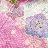 訪問着 美品 しつけ糸付き 絞り 総絞り 正絹 花柄 袷仕立て 身丈167.5cm 裄丈68.5cm リサイクル着物 着物 箔 入学式 結婚式 パーティー フォーマル 華やか 紫・藤色_画像18