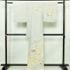 訪問着 良品 しつけ糸付き 縮緬 正絹 花柄 袷仕立て 身丈166cm 裄丈68cm リサイクル着物 着物 入学式 卒業式 七五三 お宮参り フォーマル 上品 青・紺_画像2