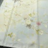 訪問着 良品 しつけ糸付き 縮緬 正絹 花柄 袷仕立て 身丈166cm 裄丈68cm リサイクル着物 着物 入学式 卒業式 七五三 お宮参り フォーマル 上品 青・紺_画像4