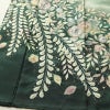 訪問着 良品 辻が花 落款入り 絞り 正絹 花柄 袷仕立て 身丈161.5cm 裄丈67.5cm リサイクル着物 着物 結婚式 パーティー フォーマル 華やか 緑・うぐいす色_画像4