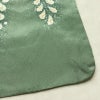 訪問着 良品 辻が花 落款入り 絞り 正絹 花柄 袷仕立て 身丈161.5cm 裄丈67.5cm リサイクル着物 着物 結婚式 パーティー フォーマル 華やか 緑・うぐいす色_画像16