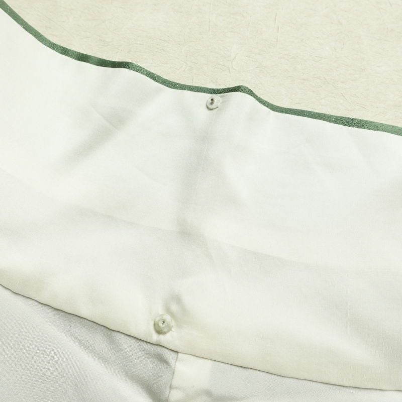 訪問着 良品 辻が花 落款入り 絞り 正絹 花柄 袷仕立て 身丈161.5cm 裄丈67.5cm リサイクル着物 着物 結婚式 パーティー フォーマル 華やか 緑・うぐいす色_画像20