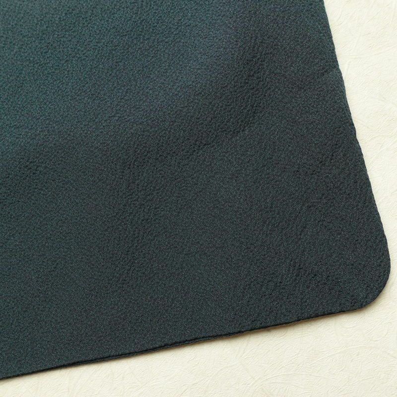 付け下げ 落款入り 辻村寿三郎 ジュサブロー 縮緬 正絹 花柄 袷仕立て 身丈159cm 裄丈63cm リサイクル着物 着物 卒業式 七五三 お宮参り フォーマル シンプル 緑・うぐいす色_画像15