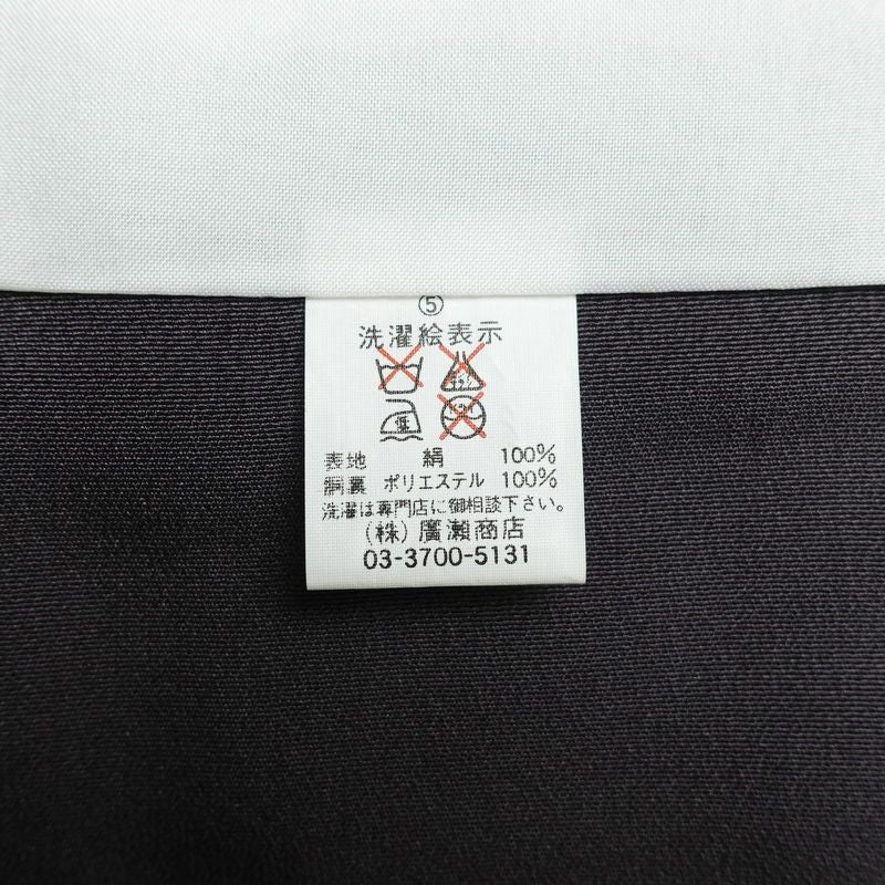 訪問着 良品 金駒刺繍 正絹 風景柄 袷仕立て 身丈166cm 裄丈68cm リサイクル着物 着物 箔 金彩 入学式 卒業式 七五三 お宮参り フォーマル 上品 紫・藤色_画像21