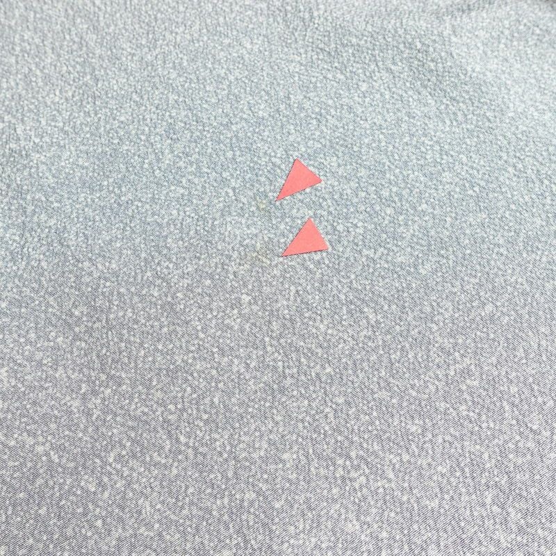 訪問着 良品 しつけ糸付き 縮緬 正絹 古典柄 袷仕立て 絞り 身丈163.5cm 裄丈67cm リサイクル着物 着物 箔 共八掛 入学式 卒業式 結婚式 七五三 お宮参り フォーマル 青・紺_画像20