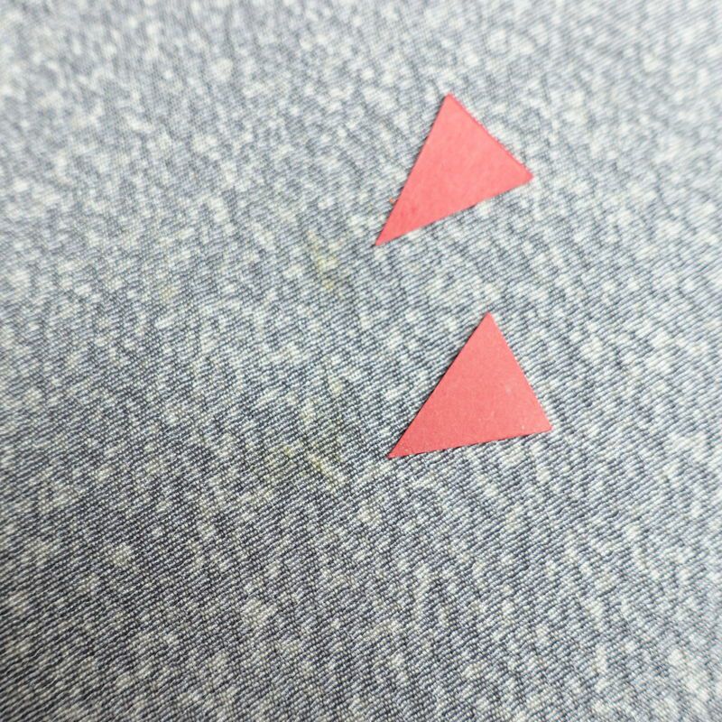 訪問着 良品 しつけ糸付き 縮緬 正絹 古典柄 袷仕立て 絞り 身丈163.5cm 裄丈67cm リサイクル着物 着物 箔 共八掛 入学式 卒業式 結婚式 七五三 お宮参り フォーマル 青・紺_画像21