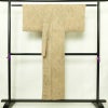 小紋 正絹 風景柄 袷仕立て 身丈147cm 裄丈61.5cm リサイクル着物 着物 ベージュ_画像2