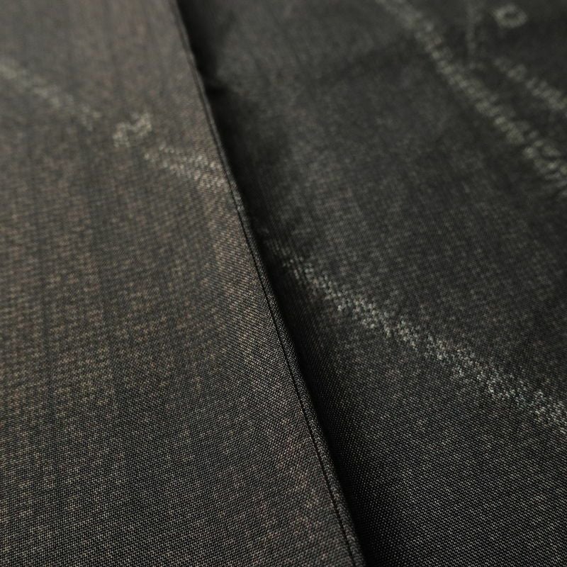 大島紬 付下 美品 証紙あり 落款入り しつけ糸付き 正絹 花柄 袷仕立て 身丈152cm 裄丈65cm リサイクル着物 おしゃれ 着物 茶_画像9