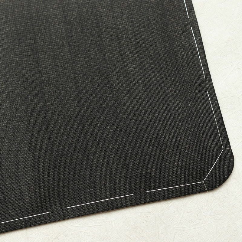 大島紬 付下 美品 証紙あり 落款入り しつけ糸付き 正絹 花柄 袷仕立て 身丈152cm 裄丈65cm リサイクル着物 おしゃれ 着物 茶_画像15