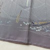 訪問着 美品 落款入り しつけ糸付き 正絹 風景柄 袷仕立て 身丈163.5cm 裄丈65cm リサイクル着物 着物 共八掛 入学式 卒業式 結婚式 七五三 お宮参り フォーマル 千鳥 紫・藤色_画像11