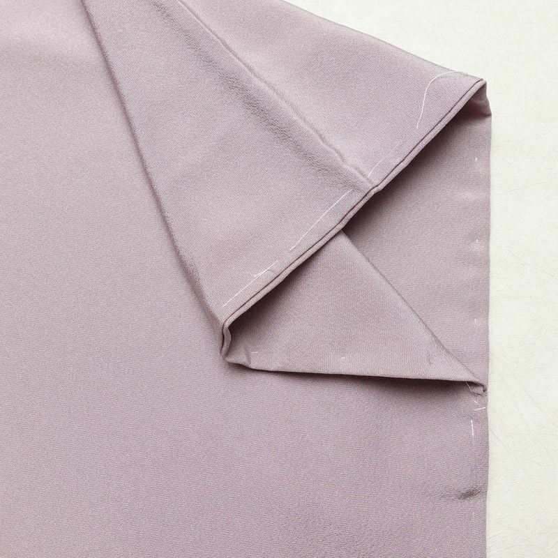 訪問着 美品 落款入り しつけ糸付き 正絹 風景柄 袷仕立て 身丈163.5cm 裄丈65cm リサイクル着物 着物 共八掛 入学式 卒業式 結婚式 七五三 お宮参り フォーマル 千鳥 紫・藤色_画像15