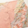 訪問着 美品 しつけ糸付き 絞り 正絹 花柄 袷仕立て 身丈167.5cm 裄丈65cm リサイクル着物 着物 刺繍 金彩 入学式 結婚式 パーティー フォーマル 絞り加工 華やか ピンク_画像16