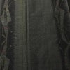 大島紬 古代染色 純泥染 美品 証紙あり しつけ糸付き 正絹 幾何学柄・抽象柄 袷仕立て 身丈163cm 裄丈69.5cm リサイクル着物 着物 未使用品 緑・うぐいす色_画像6