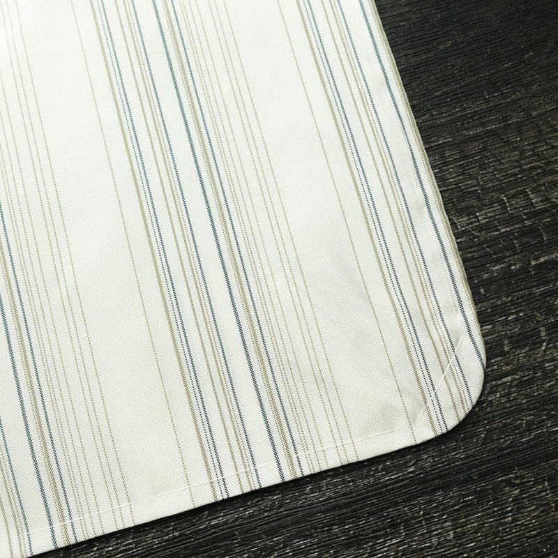 大島紬 おごじょ縞 美品 証紙あり しつけ糸付き 正絹 縞柄・線柄 袷仕立て 身丈169cm 裄丈68.5cm リサイクル着物 着物 未使用品 シンプル おしゃれ 白_画像14