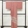 付け下げ 美品 正絹 花柄 袷仕立て 身丈157.5cm 裄丈63cm リサイクル着物 一部しつけ糸付き 着物 刺繍 箔 金彩 入学式 卒業式 七五三 お宮参り フォーマル ピンク_画像2