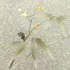 訪問着 美品 しつけ糸付き 正絹 木の葉・植物柄 袷仕立て 身丈157.5cm 裄丈68cm リサイクル着物 着物 刺繍 箔 未使用品 入学式 卒業式 七五三 お宮参り フォーマル 上品 グレージュ ベージュ_画像14