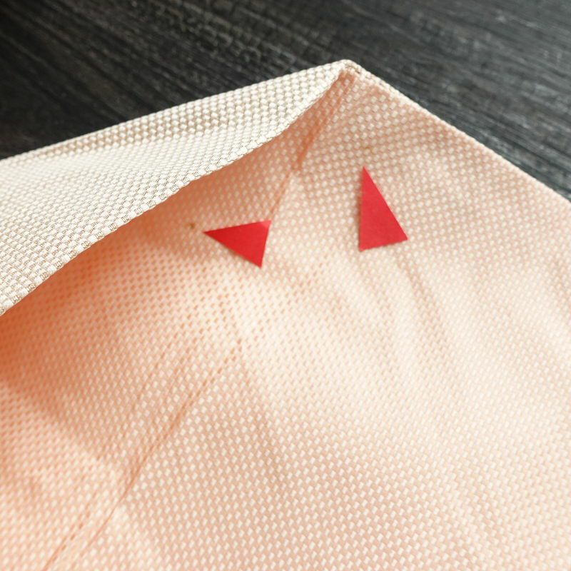 名古屋帯 太鼓柄 銀駒刺繍 正絹 花柄 名古屋仕立て 銀糸 刺繍 ピンク_画像19