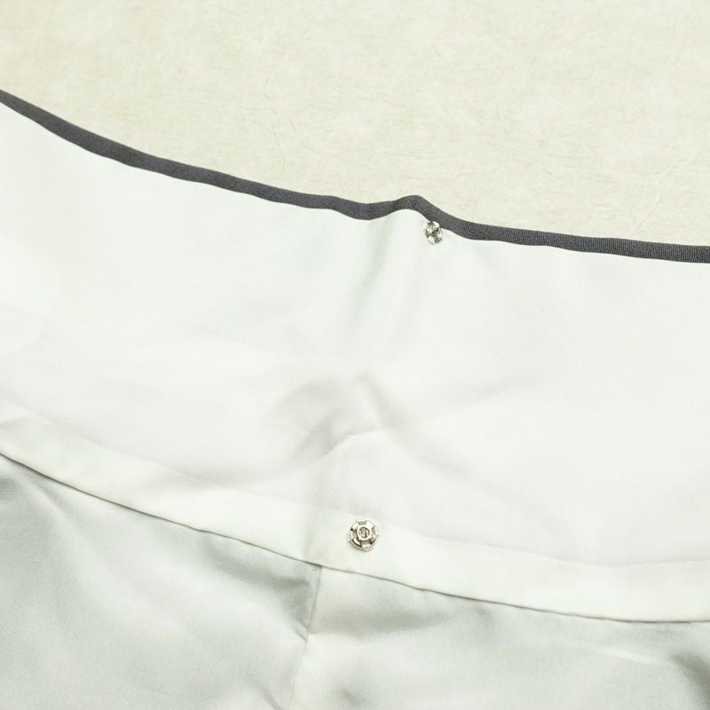 訪問着 岡本幸治 加賀友禅 良品 落款入り 縮緬 正絹 風景柄 袷仕立て 身丈164.5cm 裄丈67cm リサイクル着物 着物 共八掛 入学式 卒業式 七五三 お宮参り フォーマル 紫・藤色_画像21