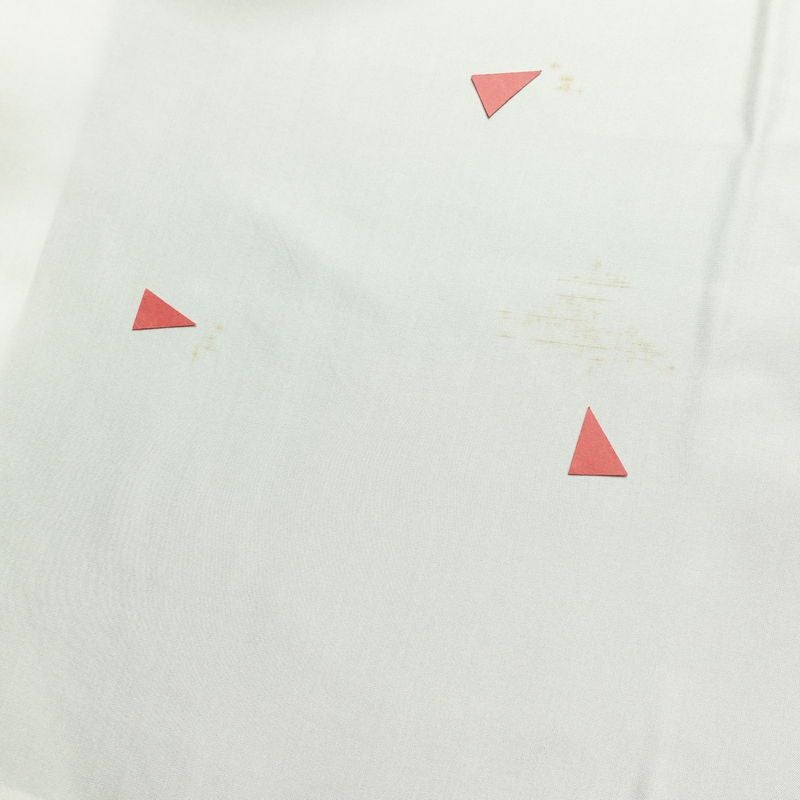 付け下げ しつけ糸付き 一つ紋付き 正絹 人物・動物柄 袷仕立て 身丈164cm 裄丈64.5cm リサイクル着物 着物 刺繍 箔 茶_画像21