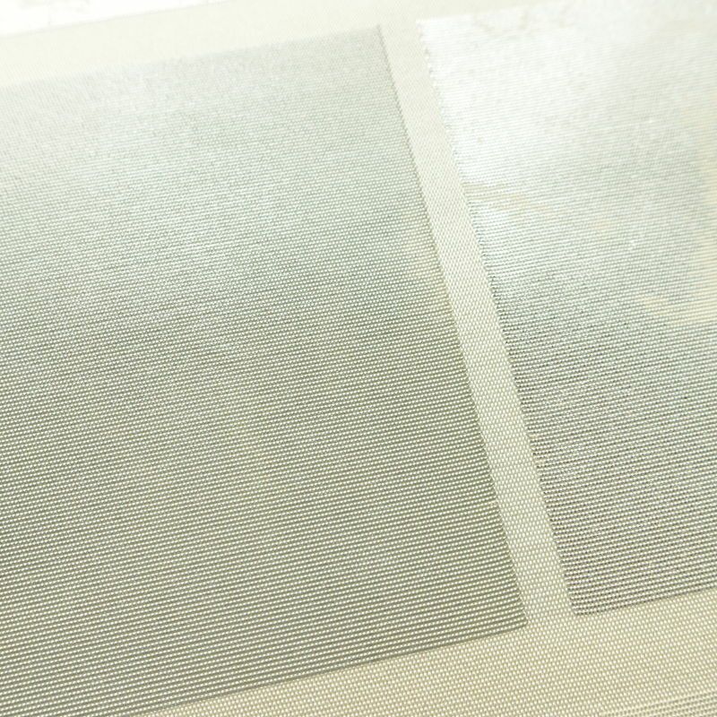 名古屋帯 六通柄 正絹 チェック・格子柄 名古屋仕立て なごや帯 リサイクル帯 帯 箔 クリーム 白_画像5