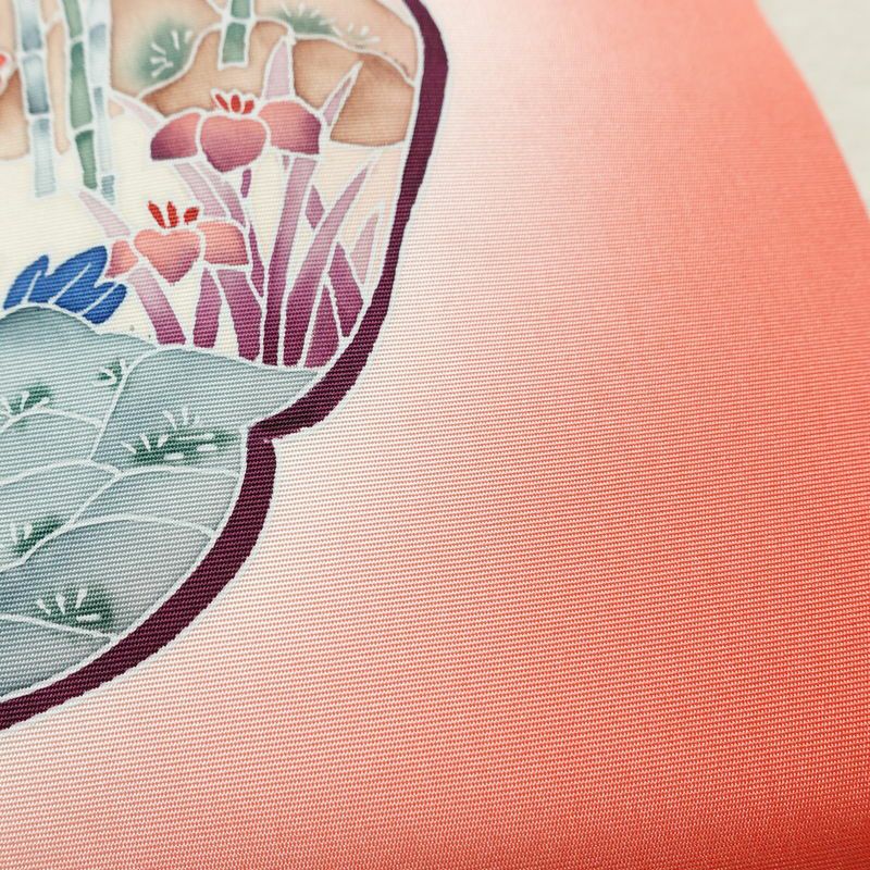 名古屋帯 太鼓柄 正絹 古典柄 名古屋仕立て なごや帯 リサイクル帯 帯 シンプル ピンク_画像3