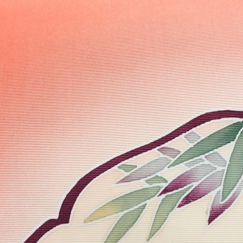 名古屋帯 太鼓柄 正絹 古典柄 名古屋仕立て なごや帯 リサイクル帯 帯 シンプル ピンク_画像5