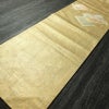 名古屋帯 太鼓柄 青銅箔 正絹 古典柄 名古屋仕立て なごや帯 リサイクル帯 帯 箔 金・銀_画像11