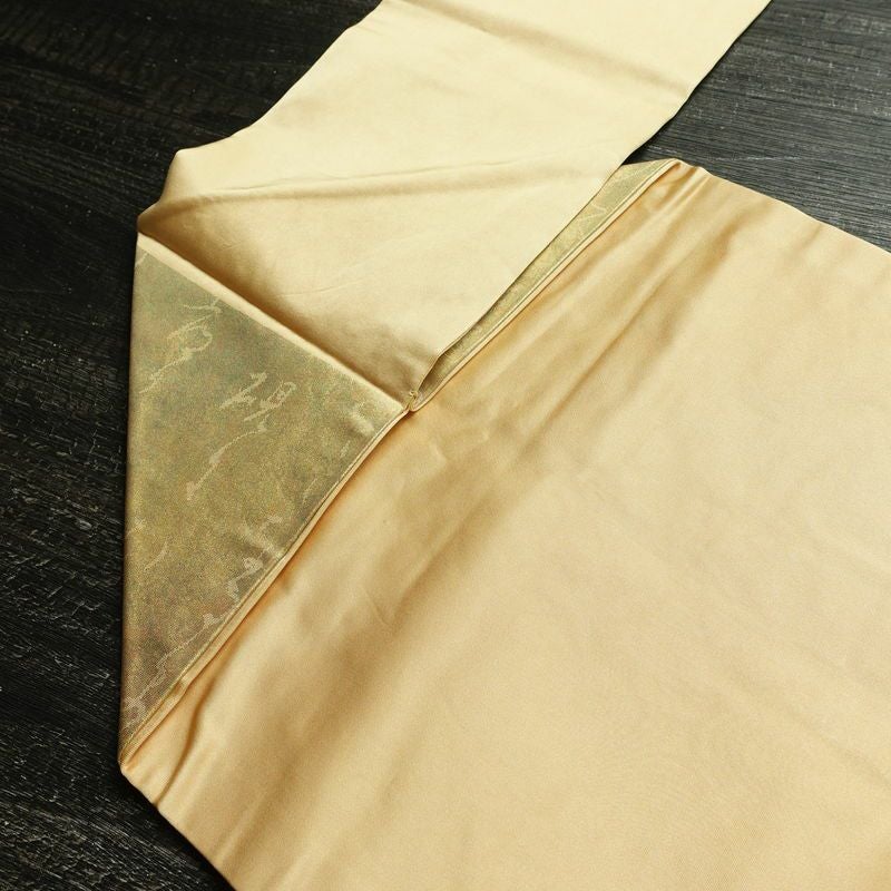 名古屋帯 太鼓柄 青銅箔 正絹 古典柄 名古屋仕立て なごや帯 リサイクル帯 帯 箔 金・銀_画像20