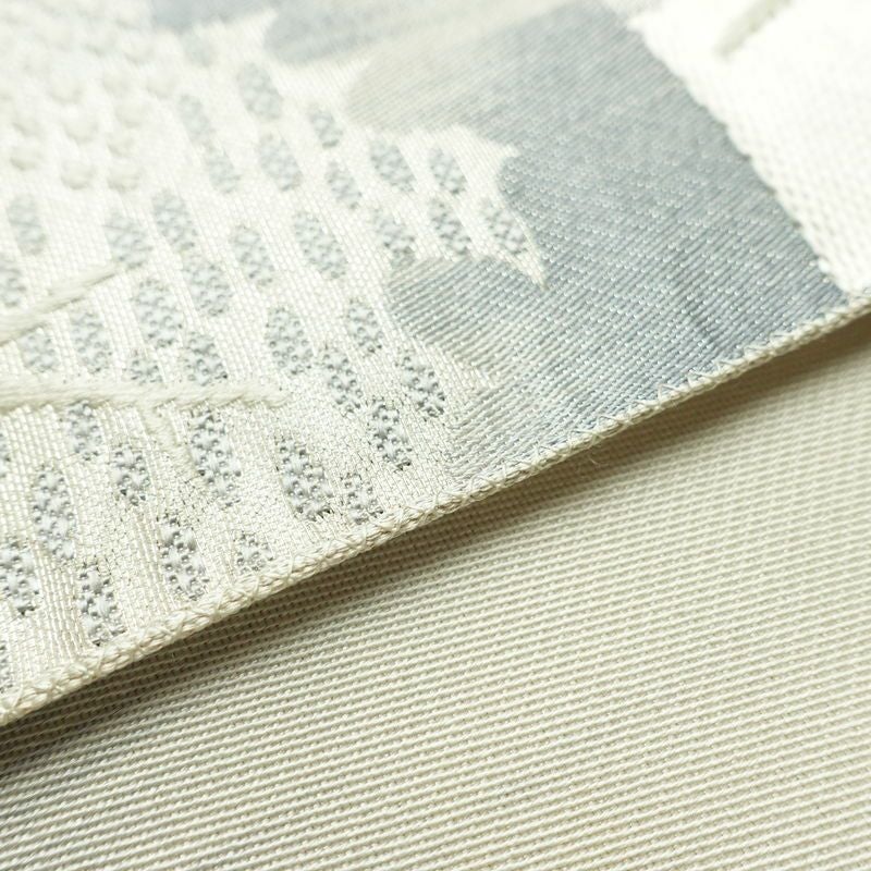 名古屋帯 六通柄 正絹 風景柄 通し仕立て なごや帯 リサイクル帯 帯 多色使い_画像14