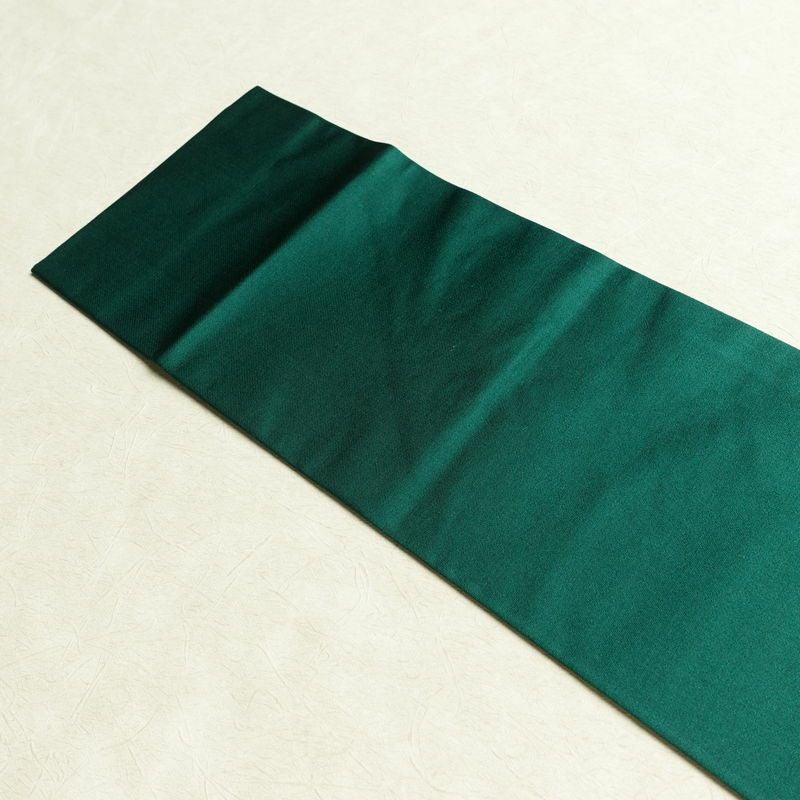 名古屋帯 太鼓柄 正絹 幾何学柄・抽象柄 名古屋仕立て なごや帯 リサイクル帯 帯 箔 緑・うぐいす色_画像16