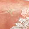 名古屋帯 太鼓柄 正絹 花柄 名古屋仕立て なごや帯 リサイクル帯 帯 箔 金糸 菊 ピンク_画像5