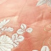 名古屋帯 太鼓柄 正絹 花柄 名古屋仕立て なごや帯 リサイクル帯 帯 箔 金糸 菊 ピンク_画像6