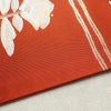 名古屋帯 六通柄 美品 正絹 名古屋仕立て なごや帯 リサイクル帯 帯 蝶 金糸 橙_画像12