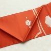 名古屋帯 六通柄 美品 正絹 名古屋仕立て なごや帯 リサイクル帯 帯 蝶 金糸 橙_画像15