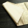 名古屋帯 太鼓柄 正絹 幾何学柄・抽象柄 名古屋仕立て なごや帯 リサイクル帯 帯 箔 ベージュ_画像9