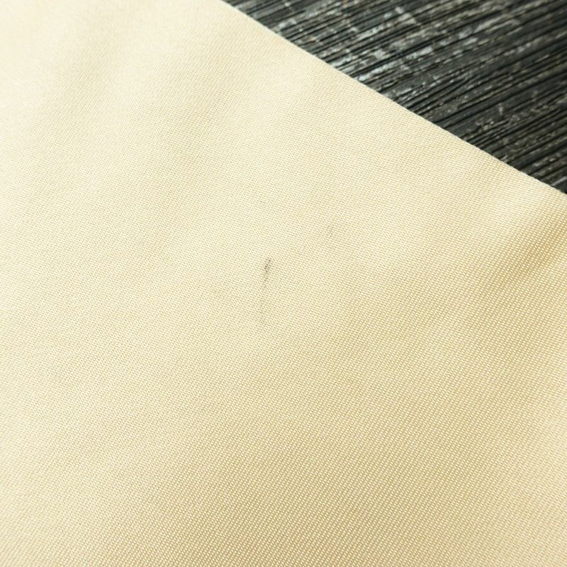 名古屋帯 太鼓柄 正絹 幾何学柄・抽象柄 名古屋仕立て なごや帯 リサイクル帯 帯 箔 ベージュ_画像17