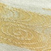 名古屋帯 太鼓柄 美品 正絹 人物・動物柄 松葉仕立て なごや帯 リサイクル帯 帯 刺繍 金糸 銀糸 シンプル 金・銀_画像8