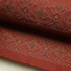 袋帯 全通柄 一般用 正絹 幾何学柄・抽象柄 リサイクル帯 帯 モダン 小豆・エンジ_画像7