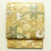 袋帯 六通柄 良品 フォーマル用 正絹 木の葉・植物柄 リサイクル帯 帯 箔 金糸 入学式 卒業式 結婚式 七五三 パーティー お宮参り フォーマル 華やか 金・銀_画像1