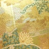 袋帯 六通柄 良品 フォーマル用 正絹 木の葉・植物柄 リサイクル帯 帯 箔 金糸 入学式 卒業式 結婚式 七五三 パーティー お宮参り フォーマル 華やか 金・銀_画像3