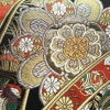 袋帯 六通柄 フォーマル用 正絹 古典柄 リサイクル帯 帯 箔 黒_画像3