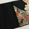 袋帯 六通柄 フォーマル用 正絹 古典柄 リサイクル帯 帯 箔 黒_画像14