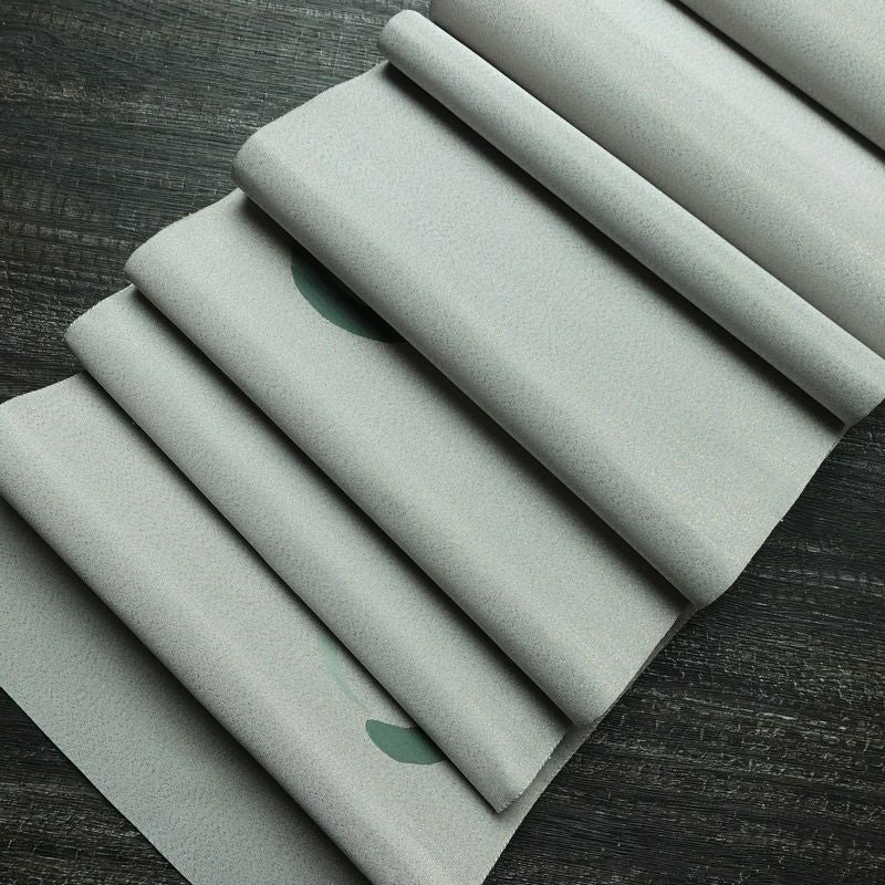 名古屋帯 太鼓柄 美品 正絹 古典柄 松葉仕立て なごや帯 リサイクル帯 帯 金糸 シンプル グレー_画像19