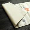 名古屋帯 双美洋花文 六通柄 正絹 花柄 名古屋仕立て なごや帯 リサイクル帯 帯 箔 金・銀_画像8