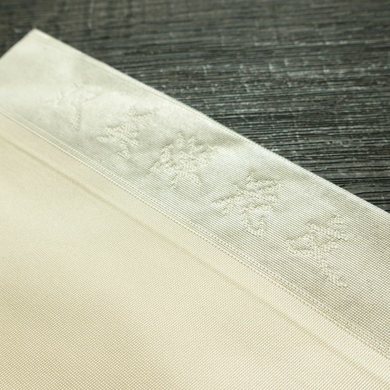 名古屋帯 双美洋花文 六通柄 正絹 花柄 名古屋仕立て なごや帯 リサイクル帯 帯 箔 金・銀_画像17