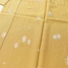 長襦袢 良品 猿 さる 正絹 人物・動物柄 袖無双・胴抜き 身丈121cm 裄丈63cm リサイクル着物 一部しつけ糸付き 着物 箔 黄・黄土色_画像5