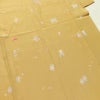 長襦袢 良品 猿 さる 正絹 人物・動物柄 袖無双・胴抜き 身丈121cm 裄丈63cm リサイクル着物 一部しつけ糸付き 着物 箔 黄・黄土色_画像12
